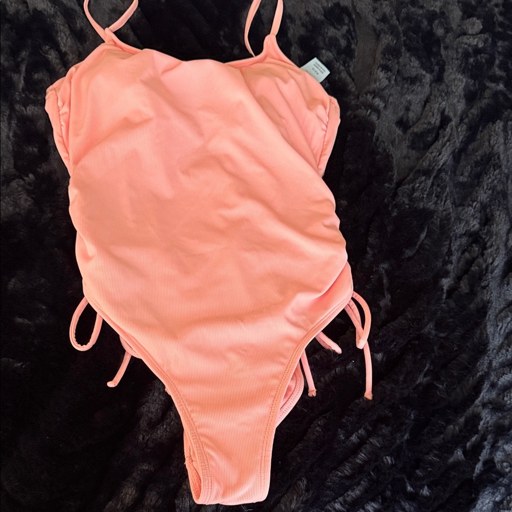 Shade & Shore Coral One Piece Swimsuit